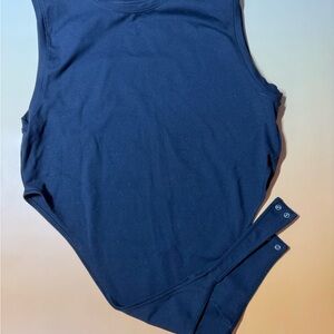 Abercrombie & Fitch Size L Black Sleeveless Bodysuit NWOT
